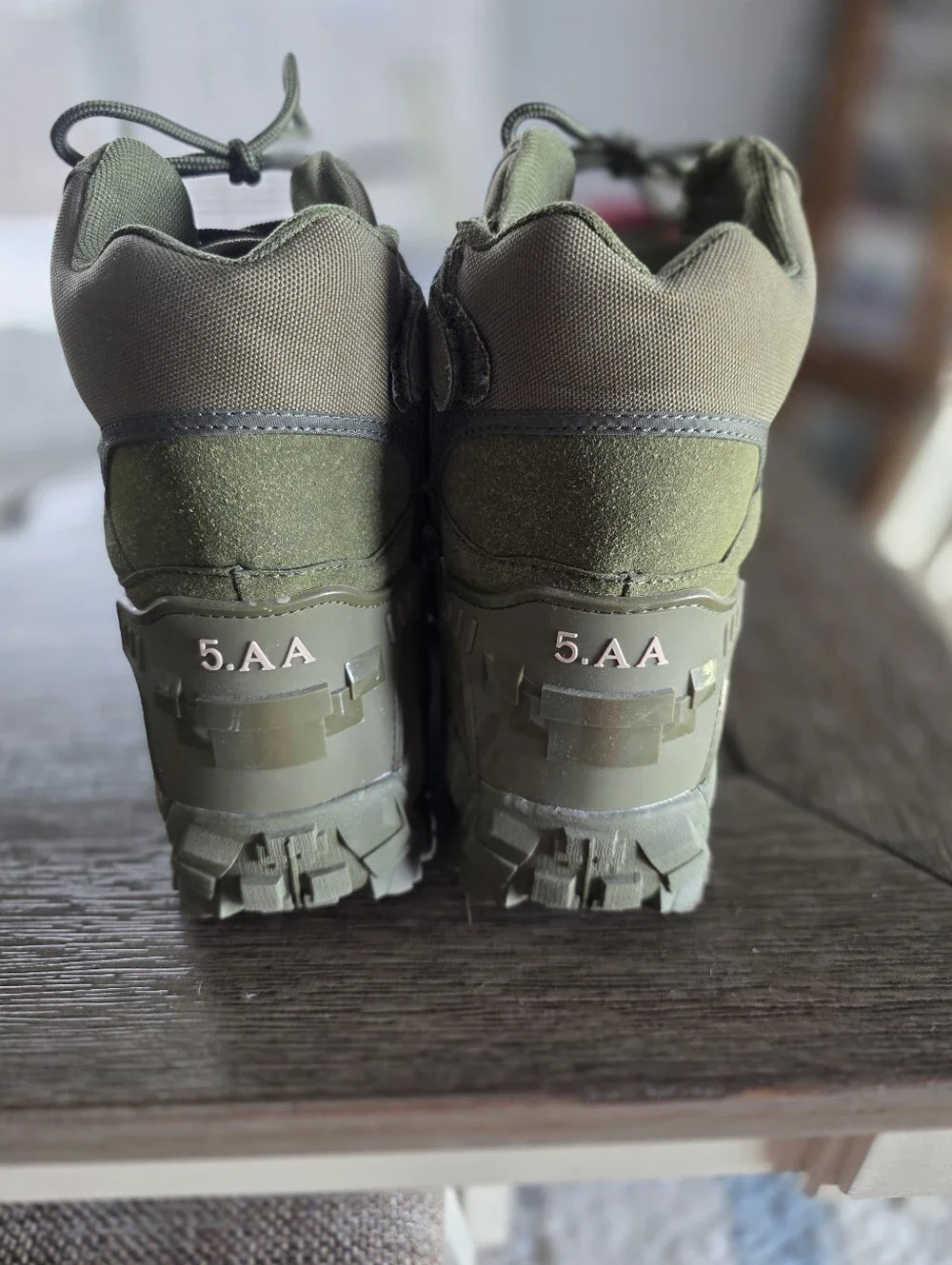 5.A.A Tactical Tactical Men's Olive Green Hiking Boots
